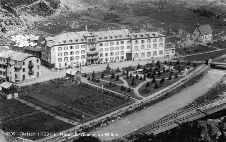 Hotel «Glacier du Rhône», Gletsch, 1920